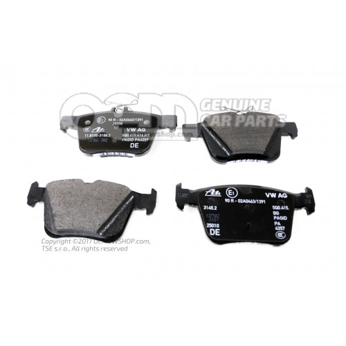 FREN BALATASI GOLF/PASSAT/TIGUAN/TOURAN/A3/Q3 ARKA