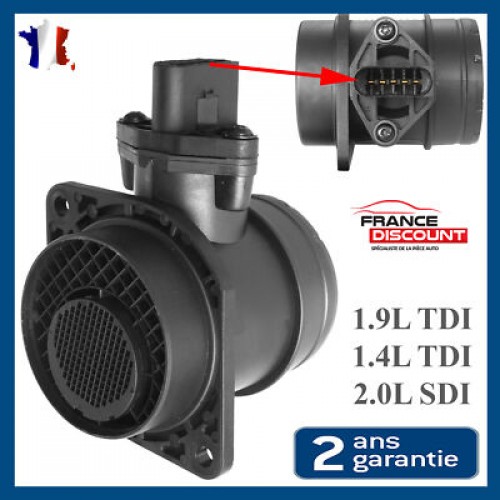 HAVA DEBİMETRESİ CADDY/T5/POLO/GOLF5/JETTA/A3 BJB/AXB/BLS/BKC/BXE/AMF/BNM/BNV 1,4 TDI/1,9 TDI 01>10