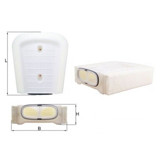 HAVA FİLTRESİ Q7/Q8 16>