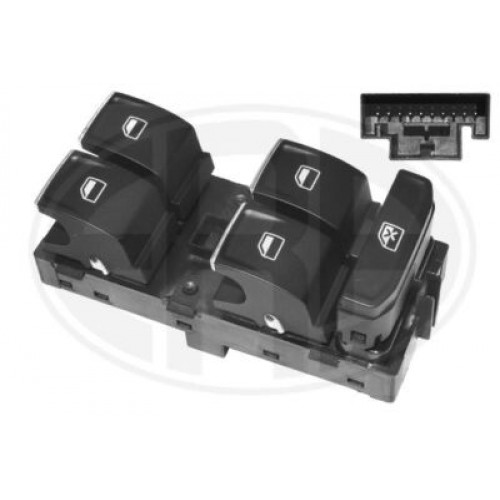 CAM AÇMA DÜĞMESİ (DÖRTLÜ) KROM GOLF/PASSAT 13>22