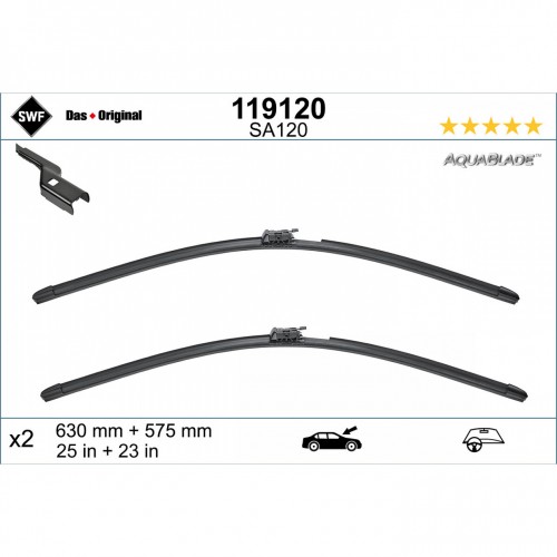 ÖN SİLECEK TAKIM FLAT W222 630/570 mm