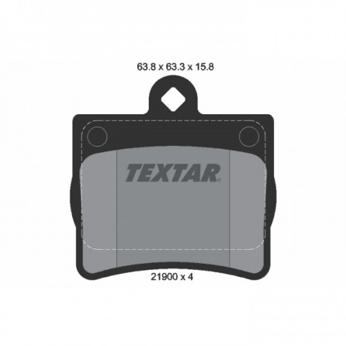 ARKA FREN BALATASI. W202. TEK PİM. 21900...