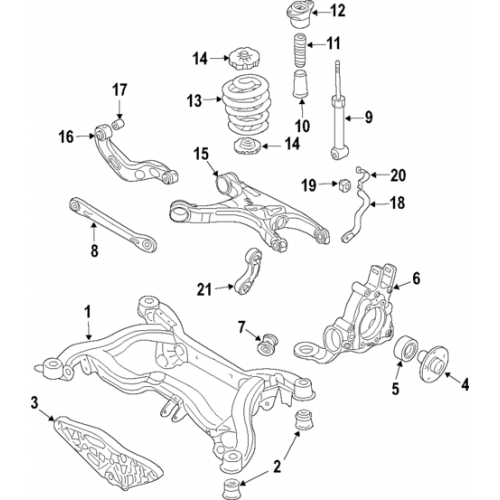 SALINCAK KOLU A4 08-12 A5 08-11 Q5 09-12